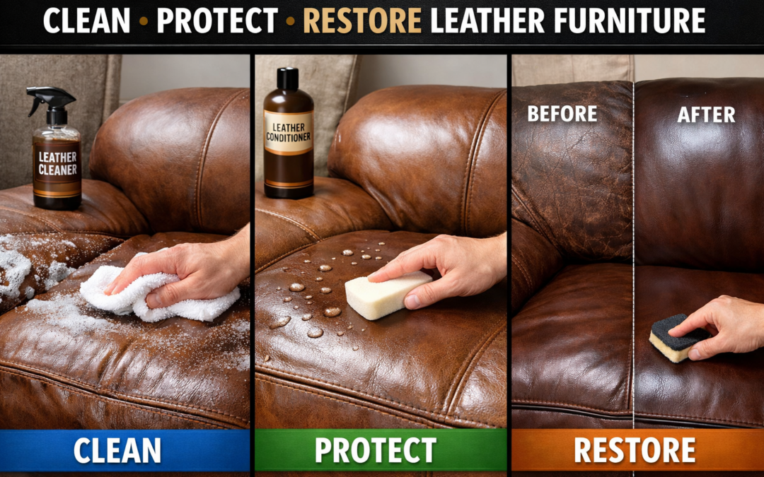 How to Clean, Protect, and Restore Leather Furniture
